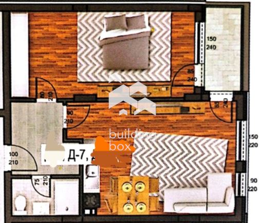 Двустаен апартамент под наем на улица "Рая" - 0