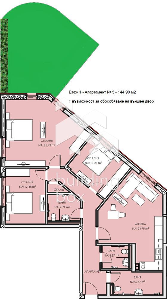 Продажба на апартаменти в пакет - 0