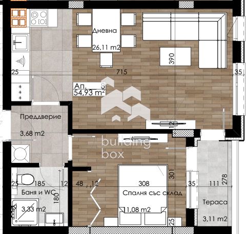 2-стаен – Пловдив, Остромила