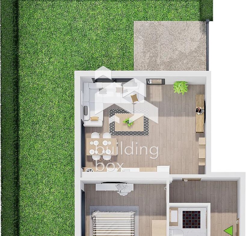 Двустаен апартамент в нов затворен комплекс в кв. Христо Смирненски. - 0