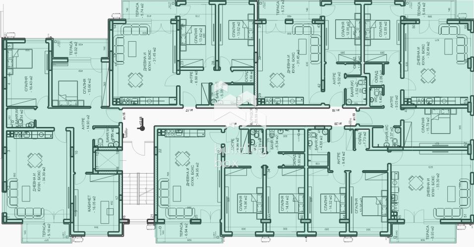 Тристаен апартамент в гр. Пловдив. - 0