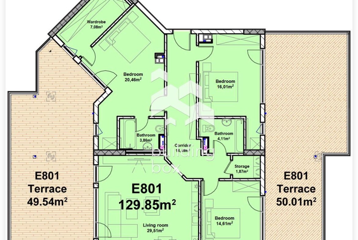 Четиристаен апартамент в кв. Полигона - 0
