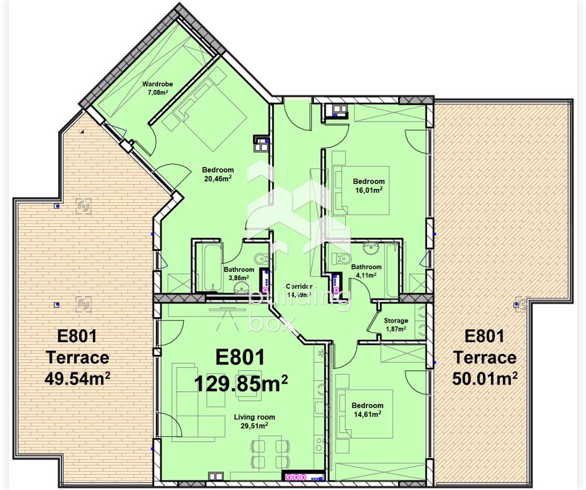 Четиристаен апартамент в кв. Полигона - 0