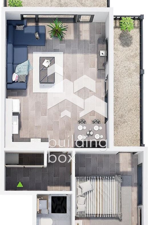 Двустаен апартамент в нов затворен комплекс - кв. Христо Смирненски - 0