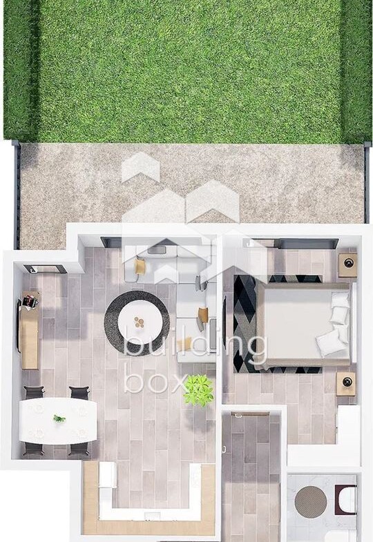 Двустаен апартамент в нов затворен комплекс - кв. Христо Смирненски - 0