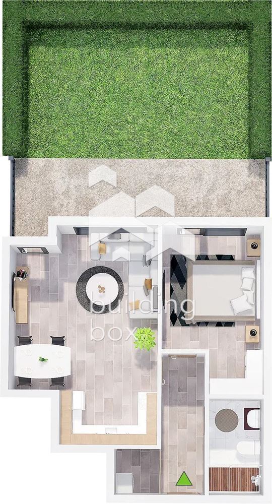 Двустаен апартамент в нов затворен комплекс - кв. Христо Смирненски - 0