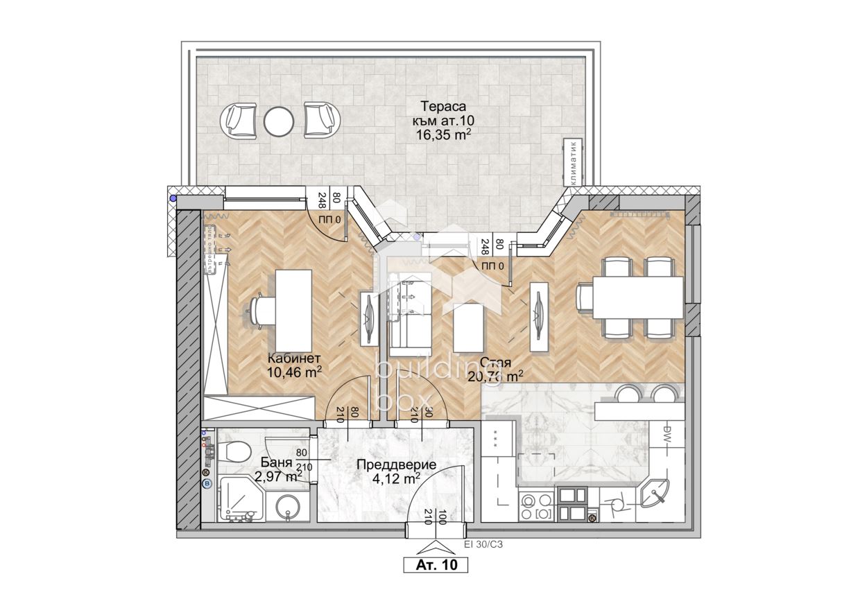 Двустайно апартамент - кв. Люлин 8 - 0
