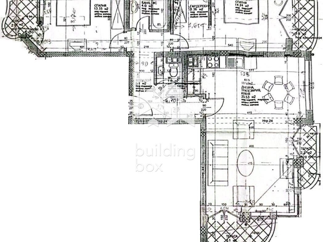Тристаен апартамент до Второ РПУ - 0