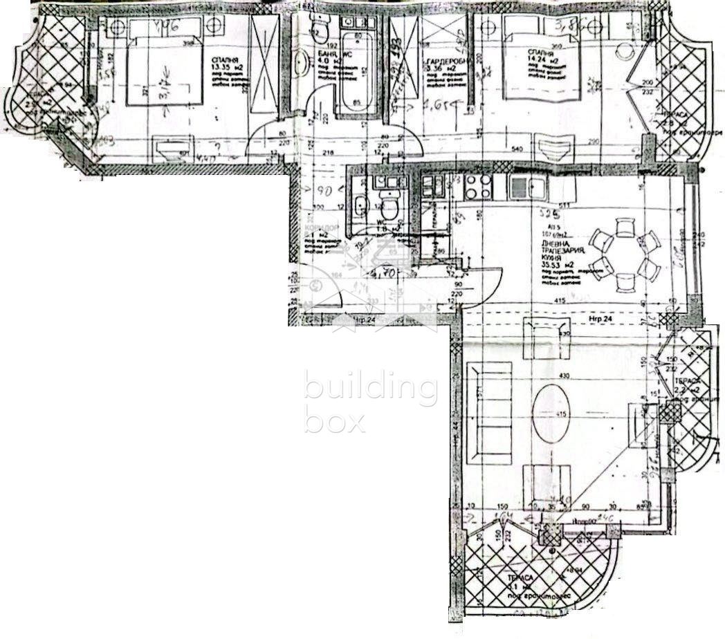 Тристаен апартамент до Второ РПУ - 0