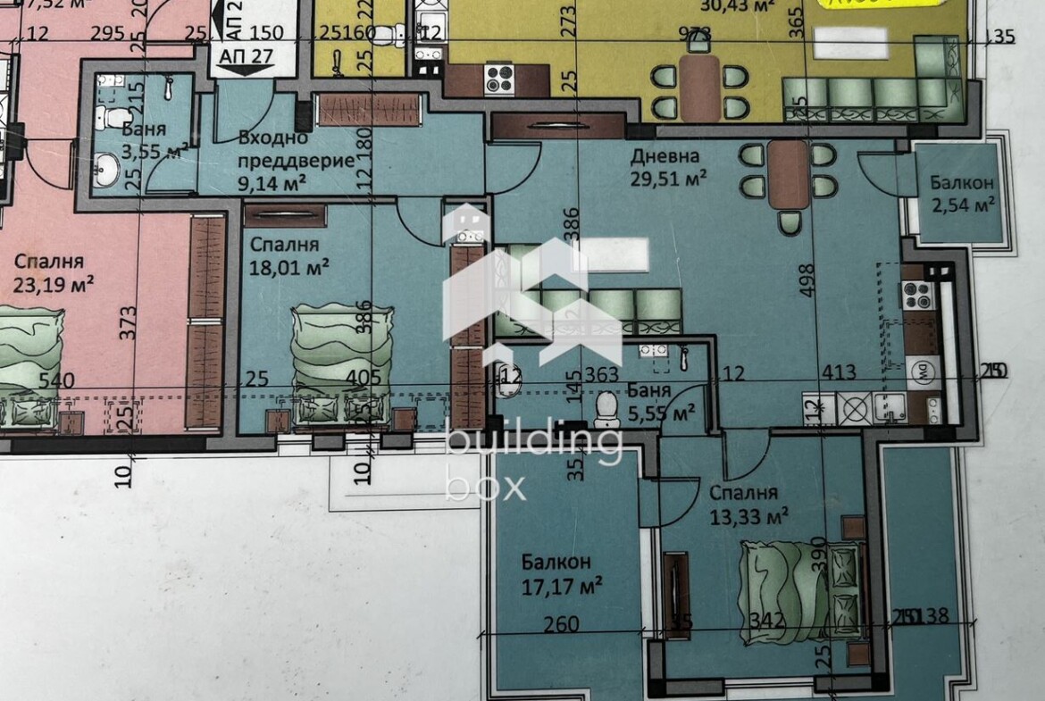 Продава Тристаен апартамент - 0