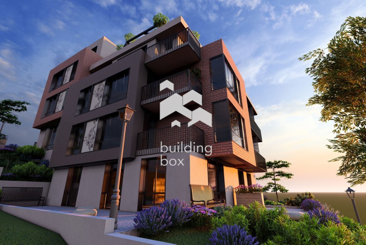 Двустаен апартамент в новострояща се жилищна сграда с Акт 14 - 0