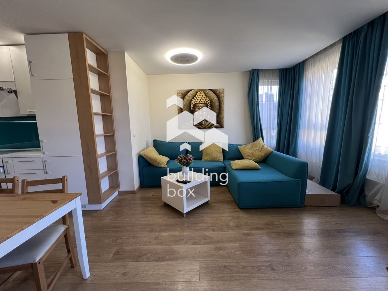 Просторен двустаен апартамент в затворен жилищен комплекс Green Residence