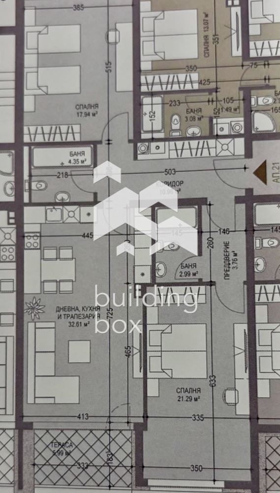 Нов слънчев 3-стаен апартамент - над 30 кв.м. всекидневна - 0