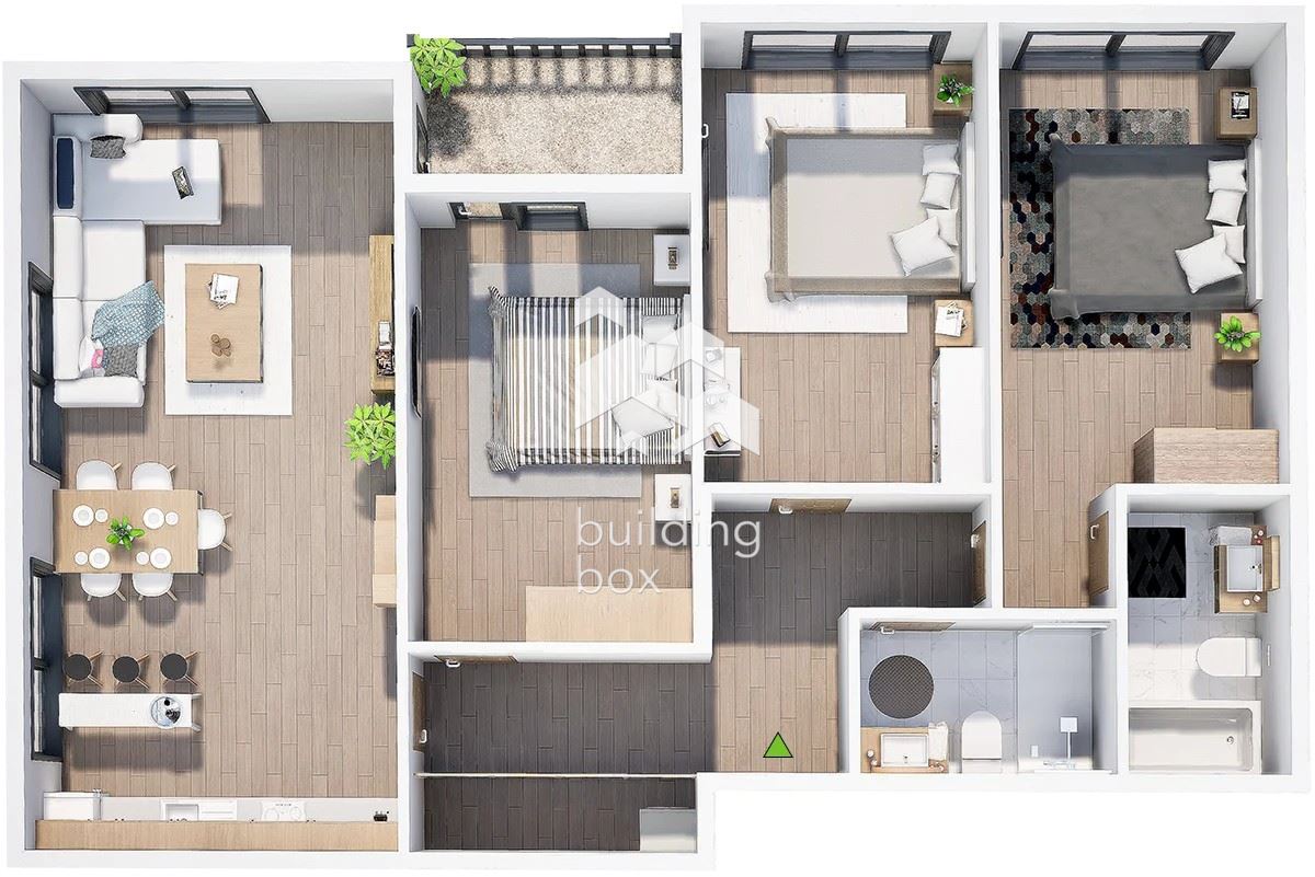 Четиристаен апартамент в нов затворен комплекс - кв. Христо Смирненски - 0