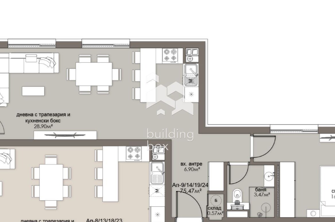 Двустаен апартамент - ж.к. Люлин 5 - 0
