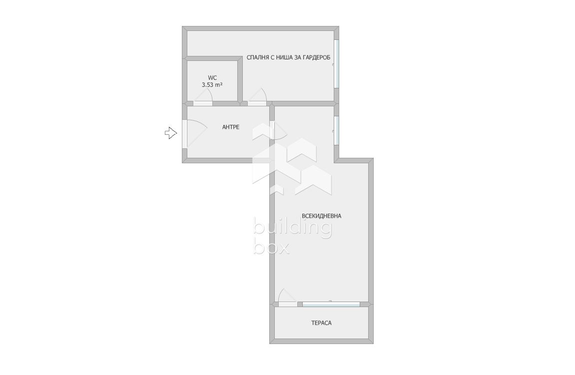 Двустаен апартамент в кв. Остромила - 0