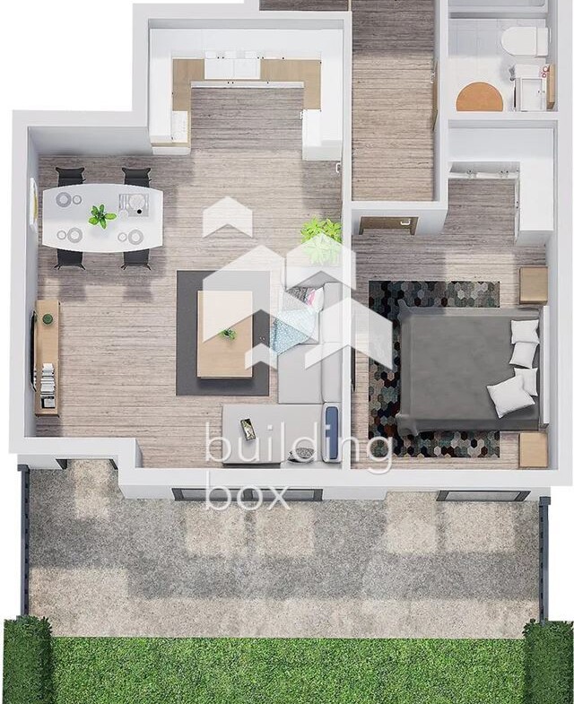 Двустаен апартамент в нов затворен комплекс - кв. Христо Смирненски - 0