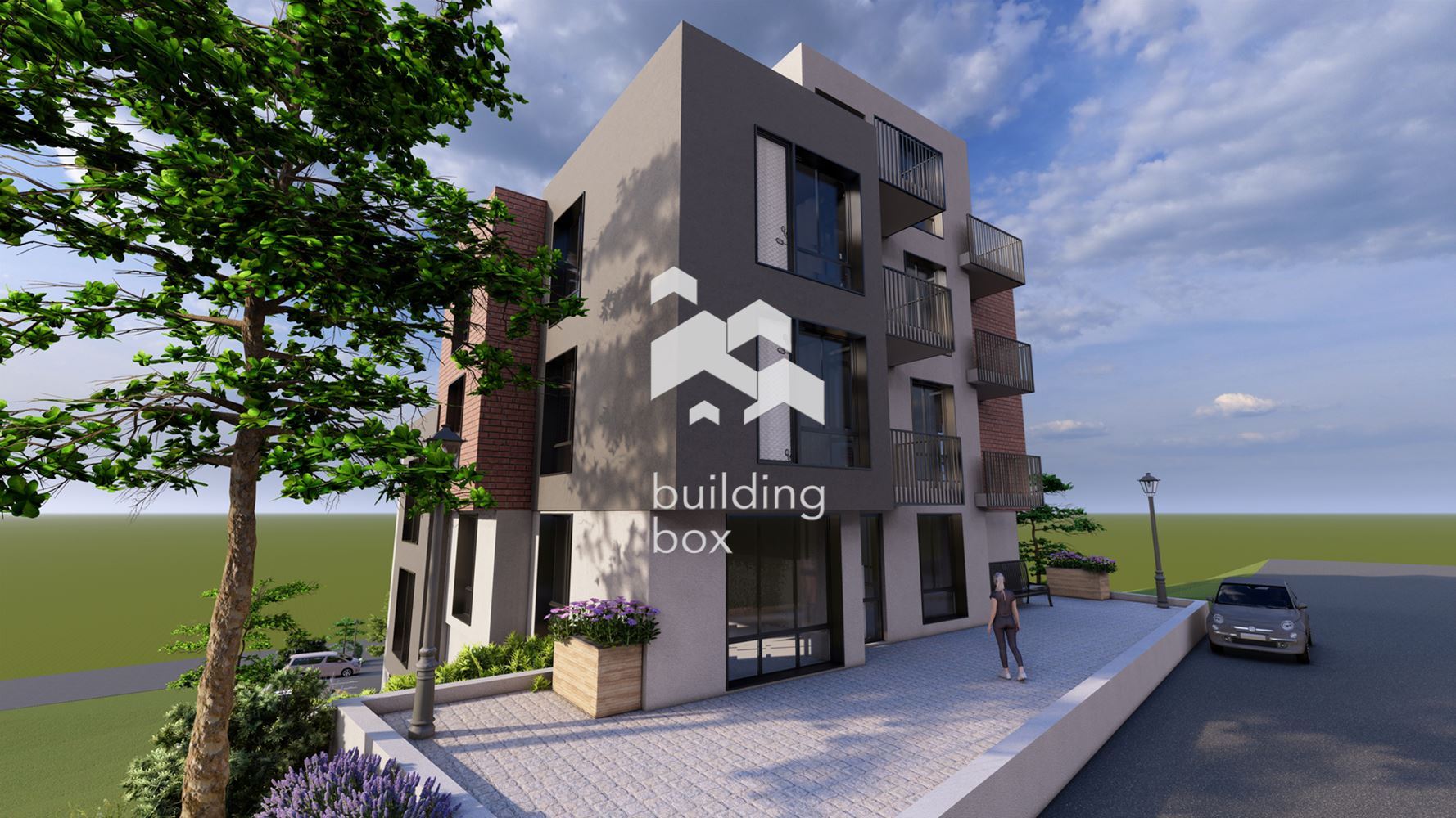 Двустаен апартамент в новострояща се жилищна сграда с Акт 14