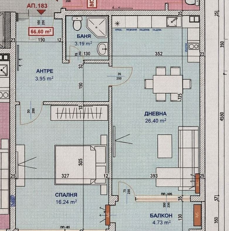 Двустаен апартамент в к-с "Бела Вита" - 0