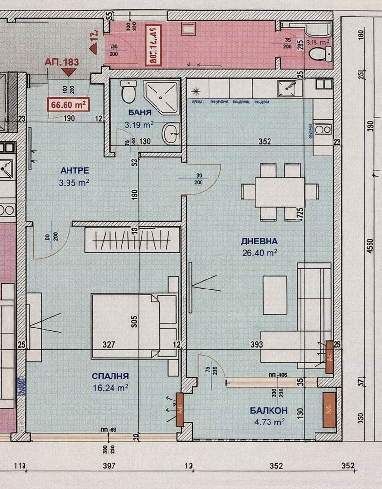 Двустаен апартамент в к-с "Бела Вита" - 0