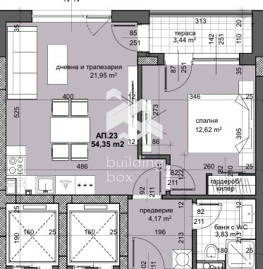 Двустаен апартамент, довършен до ключ - кв. Тракия - 0