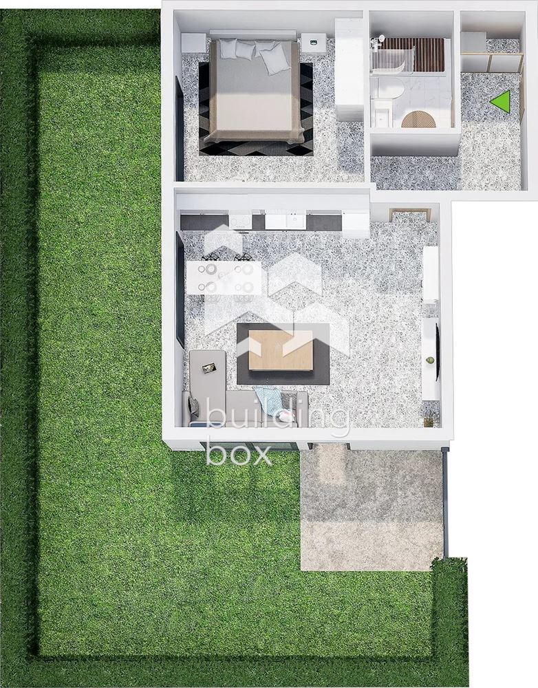 Двустаен апартамент в нов затворен комплекс - кв. Христо Смирненски - 0