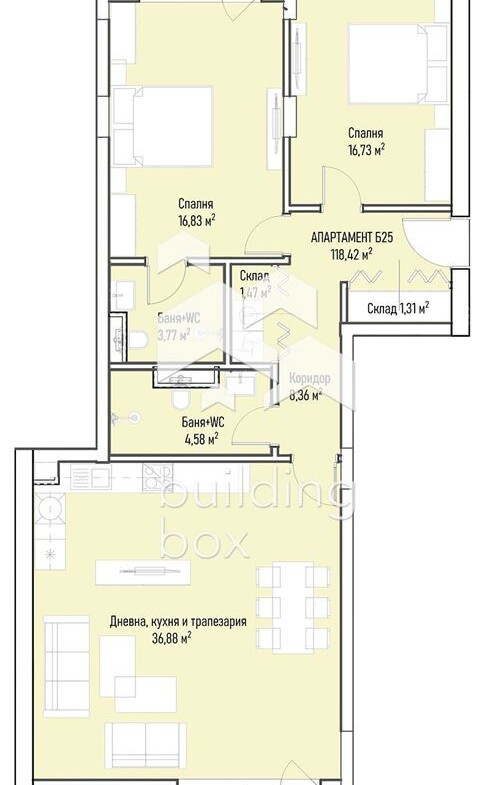 Продава 3-стаен - 0