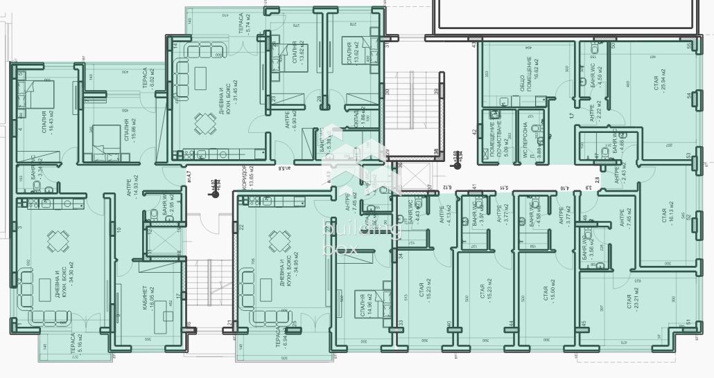 Тристаен апартамент в гр. Пловдив. - 0