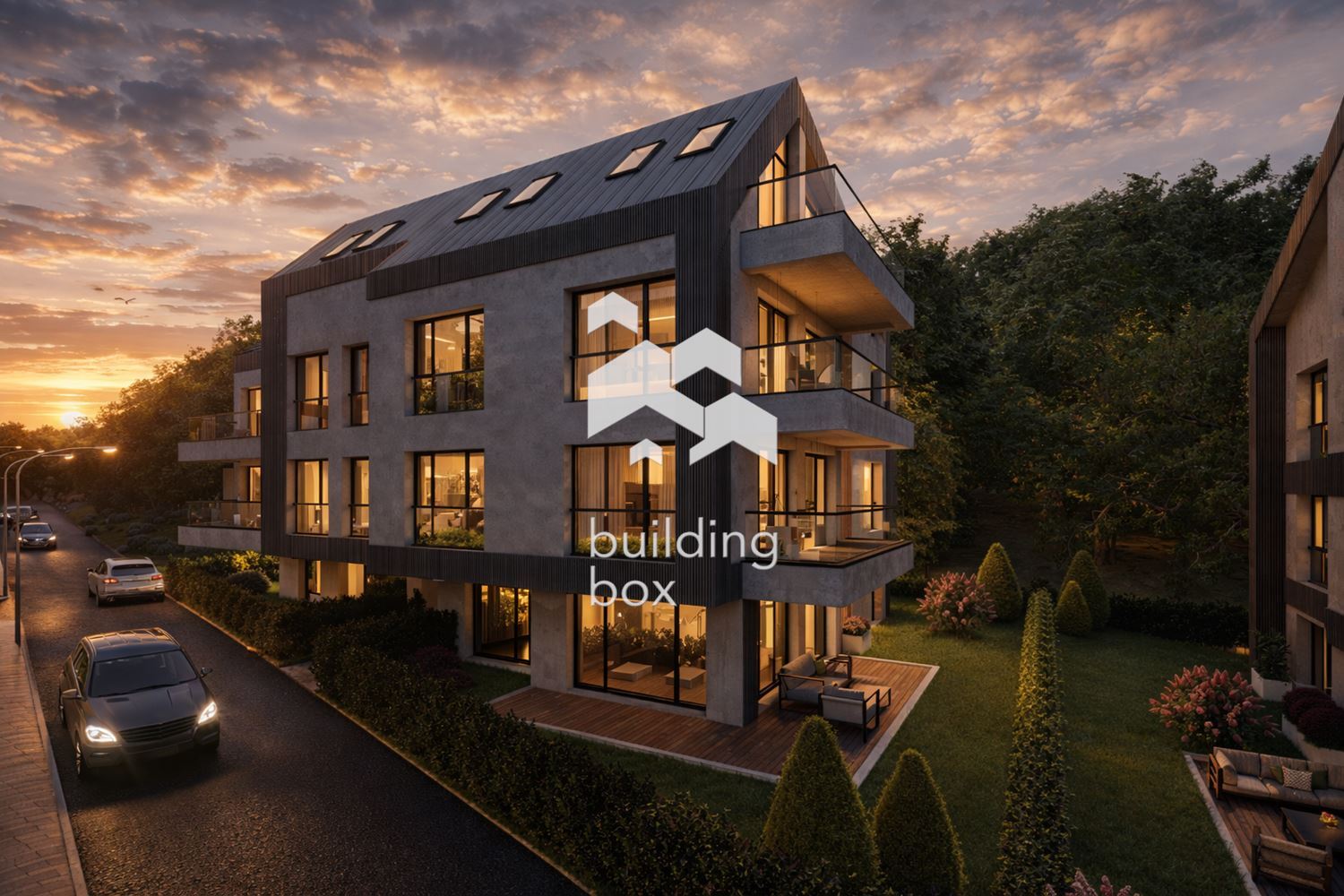 Просторен 4-стаен апартамент с двор в сграда 3 в бутиков комплекс в с.Бистрица - 0