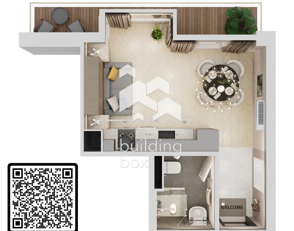 Едностаен апартамент с паркомясто в гр.Варна - 0