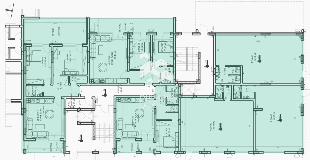 Тристаен апартамент в гр. Пловдив. - 0