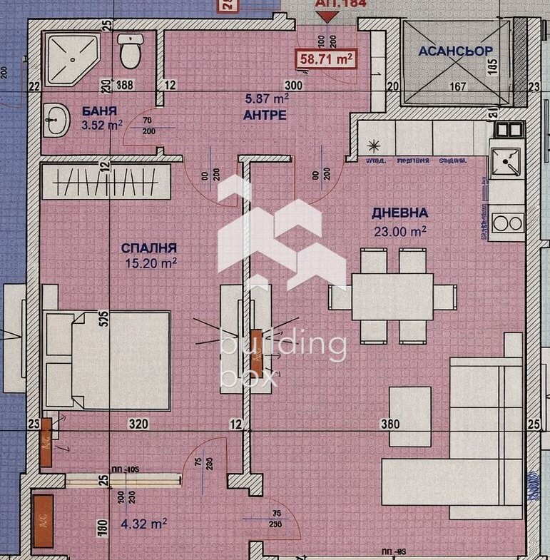 Двустаен апартамент в к-с "Бела Вита" - 0