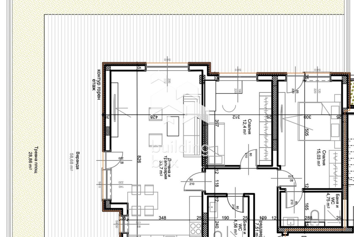 Тристаен апартамент с двор пред АКТ16 - кв. Остромила - 0