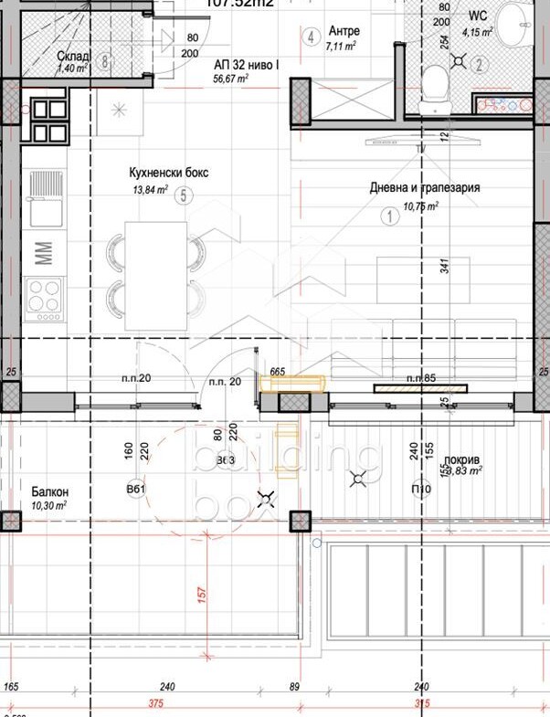 Мезонет - район Слатина - 0