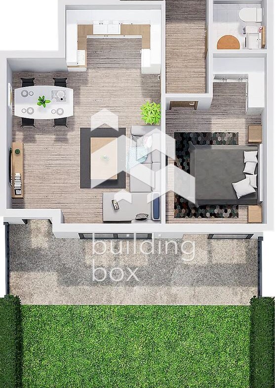 Двустаен апартамент в нов затворен комплекс - кв. Христо Смирненски - 0