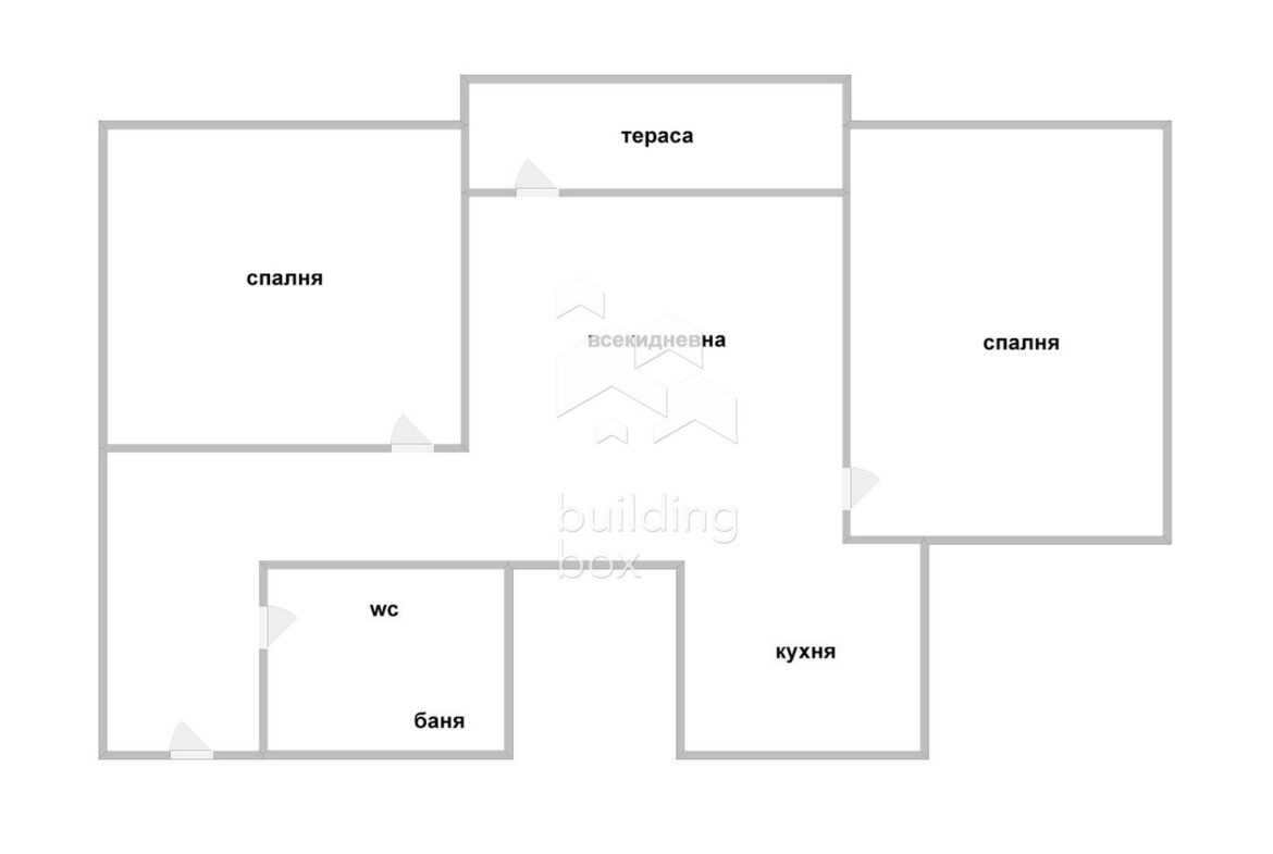 Тристаен апартамент с паркомясто - 0