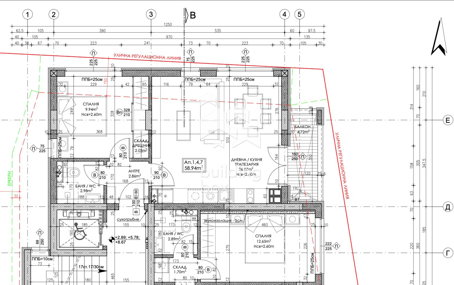 Двустаен апартамент - бул. "Ботевградско шосе" - 0
