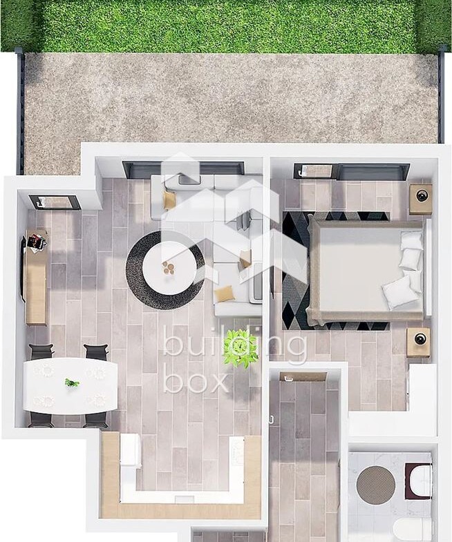 Двустаен апартамент в нов затворен комплекс - кв. Христо Смирненски - 0