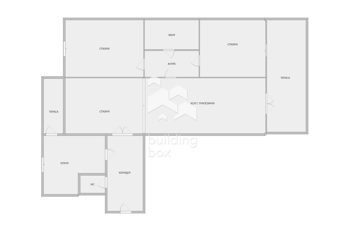 Многостаен апартамент монилит в кв. Южен 98кв.м. - 0