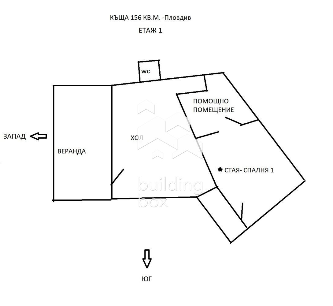 Къща с двор в сърцето на град Пловдив. - 0