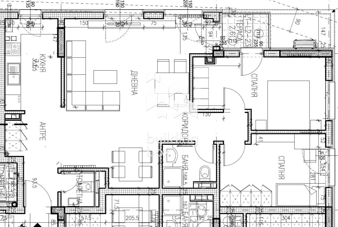 Голям 3-стаен апартамент във в.з. Малинова Долина с двойна височина и възможност за Мезонет - 0