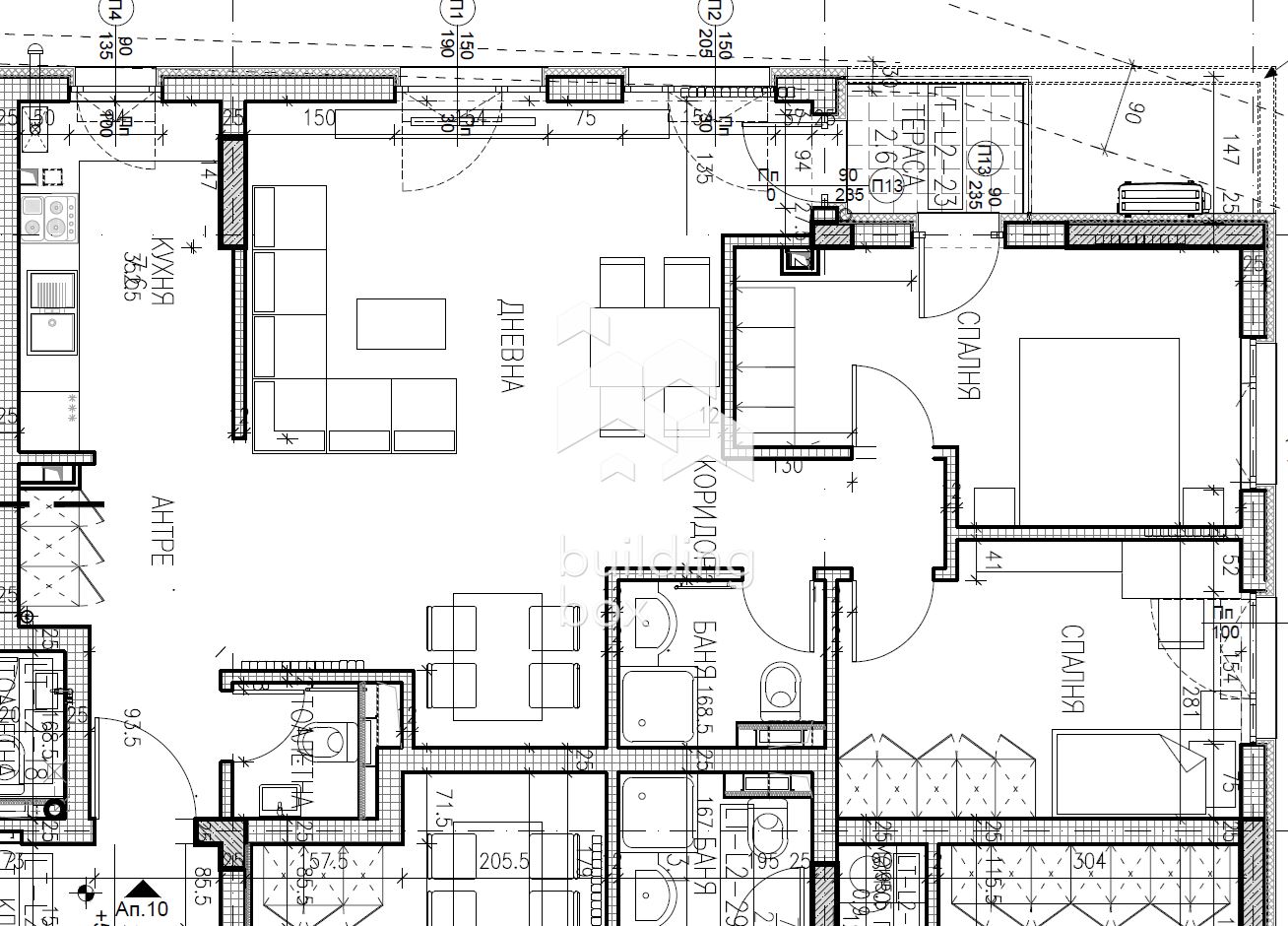 Голям 3-стаен апартамент във в.з. Малинова Долина с двойна височина и възможност за Мезонет - 0