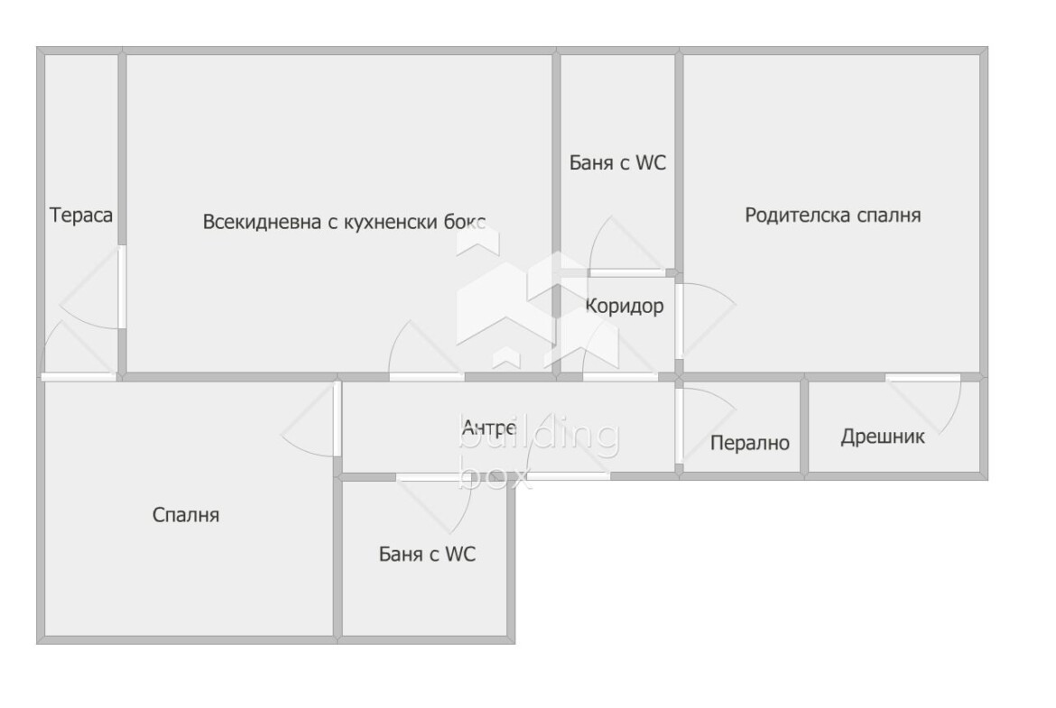 Тристаен луксозен апартамент под наем - к-с Роял Гардън - 0