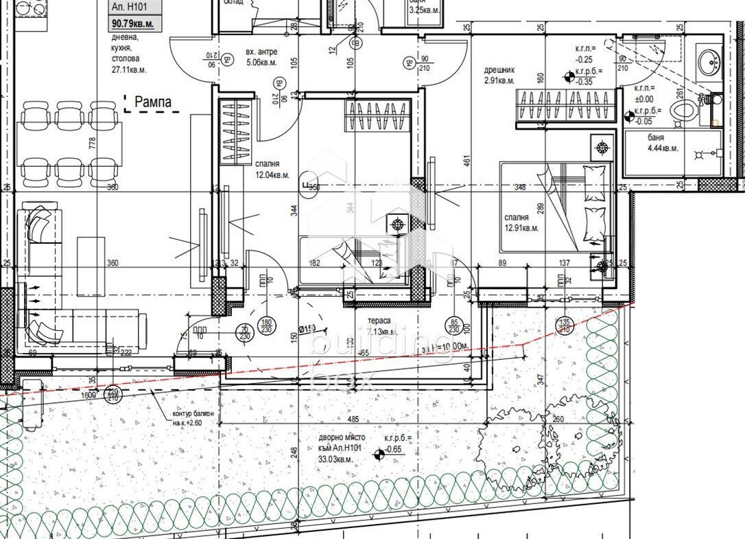 Тристаен апартамент в нов комплекс - кв. Христо Смирненски - 0