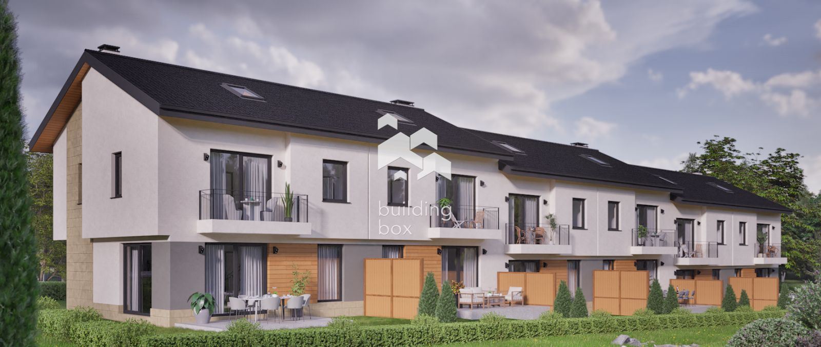 Редови къщи в село Белащица. - 0