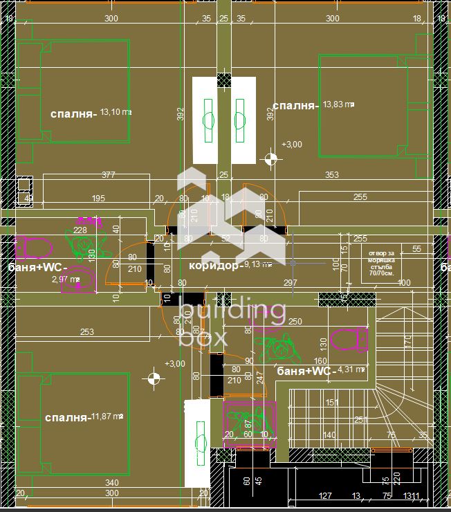 Къща с три спални в с. Труд - 0