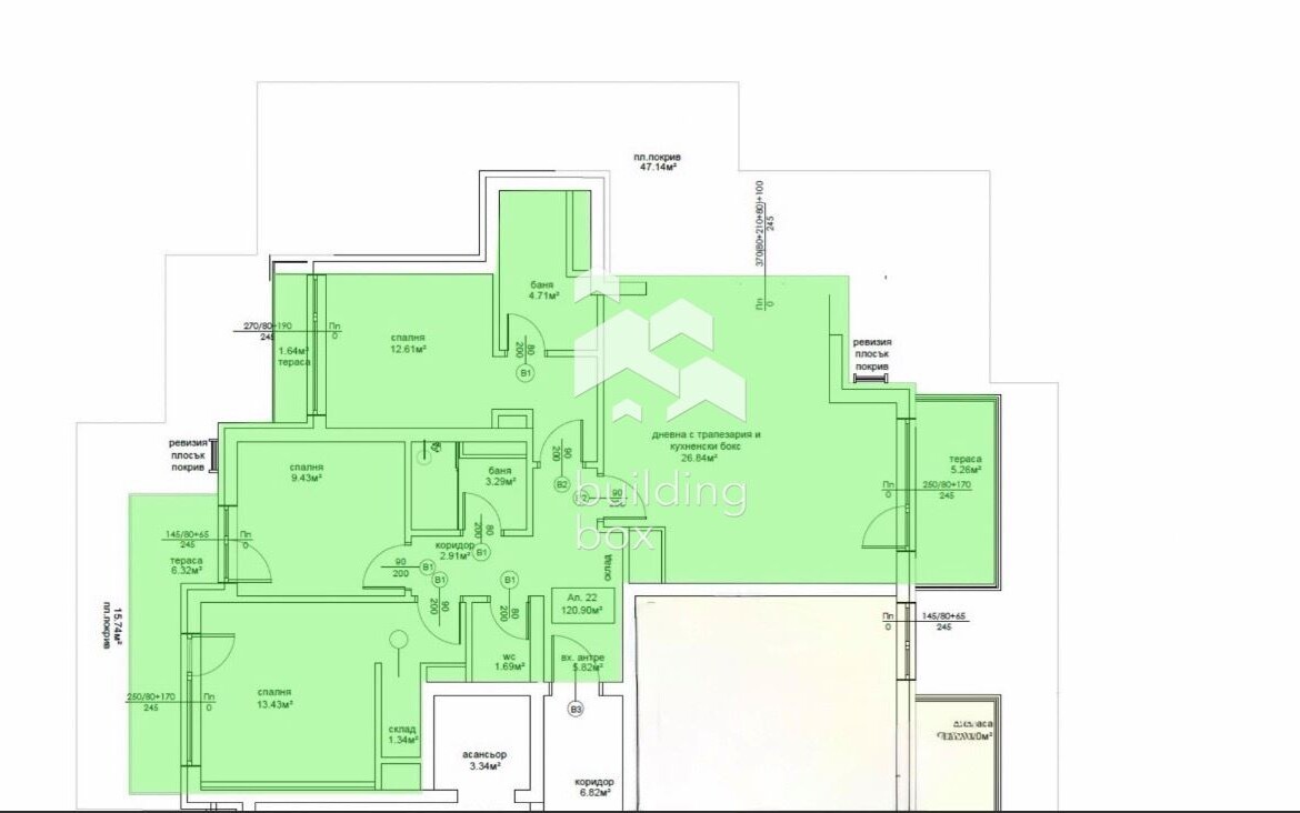 Продава 4 - стаен в кв. Овча Купел 2 - 0
