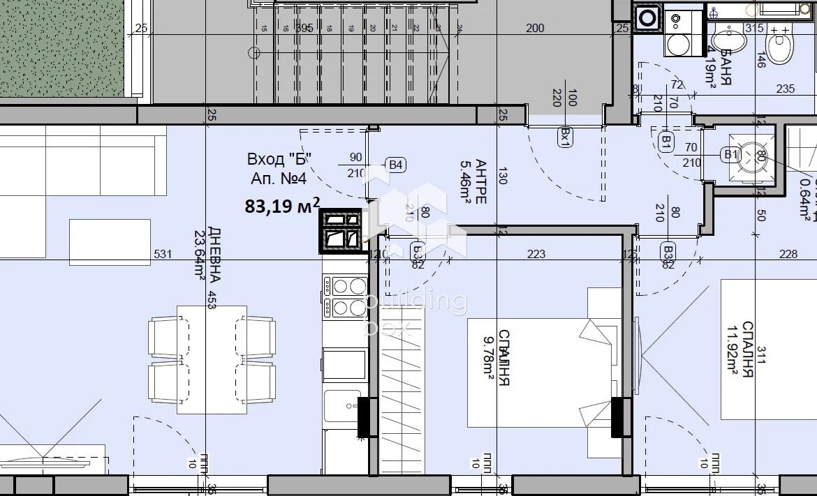 Тристаен апартамент - Манастирски Ливади-Изток - 0