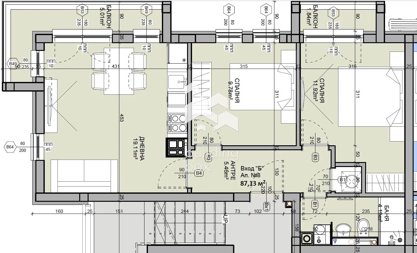 Тристаен апартамент - Манастирски Ливади-Изток - 0