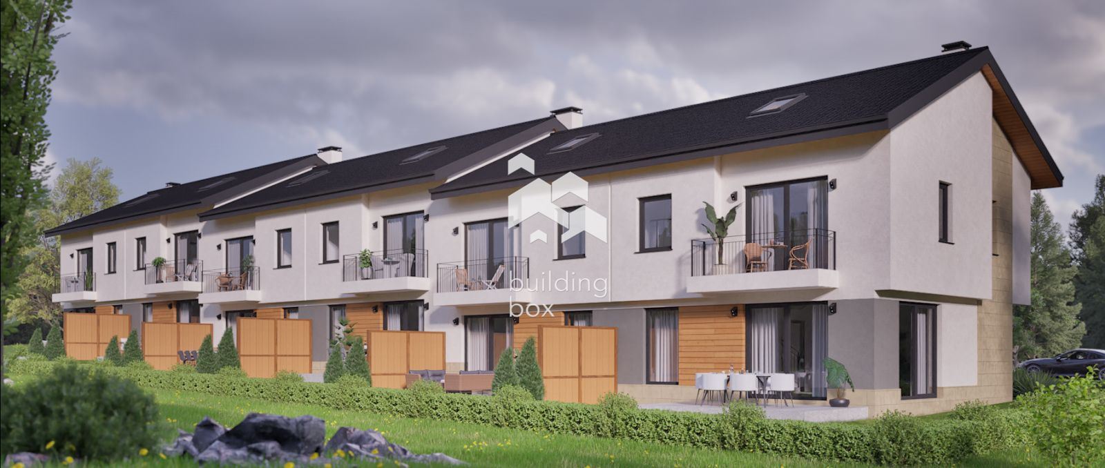 Редова къща в нов комплекс в село Белащица. - 0